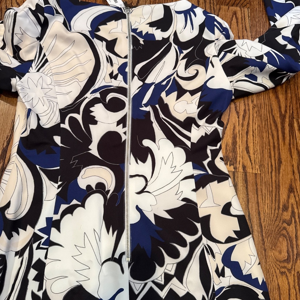 Karen Millen Floral Printed Mini Dress Size 10 NWT - Picture 10 of 11
